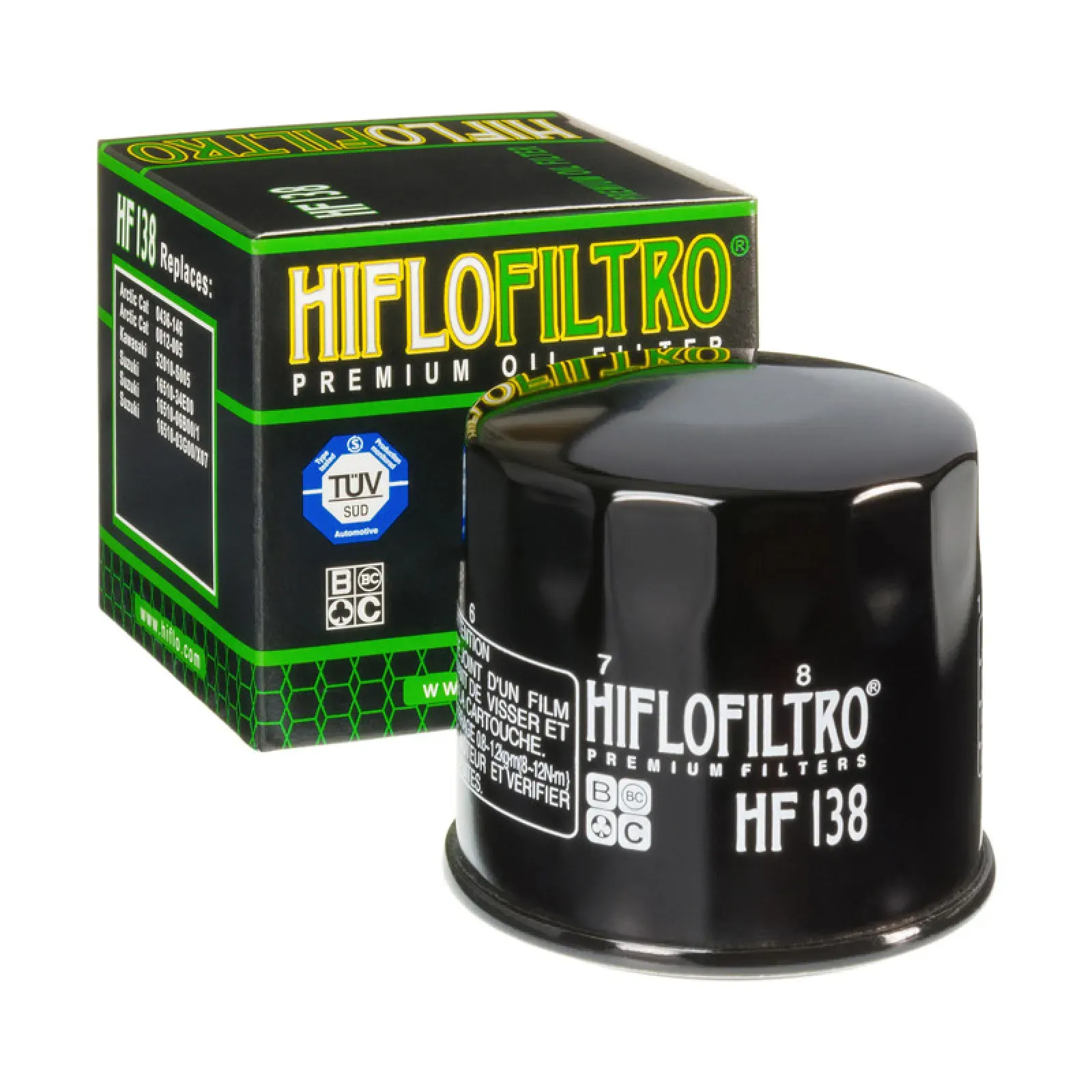 HF138 Oil Filter for Suzuki