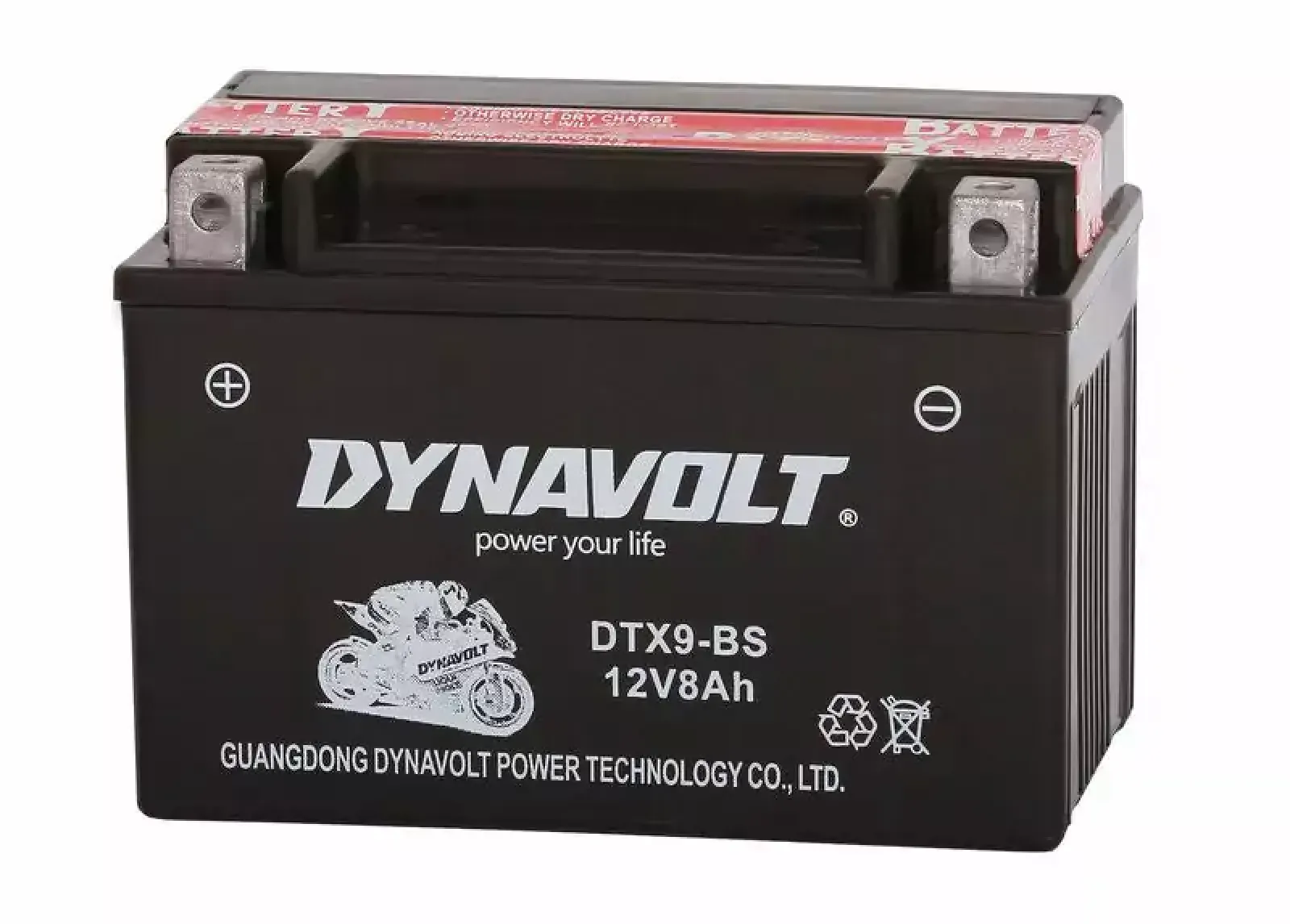 YTX9-BS Battery Dynavolt AGM